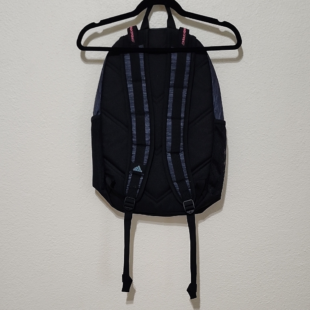 Adidas Black and Gray Sporty Backpack - Picture 8 of 10